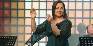 Η ηθοποιός Ελένη Καρακάση 