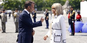 Το προεδρικό ζεύγος της Γαλλίας, Εμανουέλ και Μπριζίτ Μακρόν