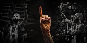 Η χειρονομία του Εβάν Φουρνιέ προς τους φίλους του Ολυμπιακού μετά το τέλος του ημιτελικού με τη Φενερμπαχτσέ
