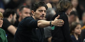 Ο Δημήτρης Γιαννακόπουλος σε αγώνα του Παναθηναϊκού AKTOR