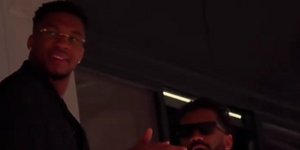 Τελικός Champions League: Ο Αντετοκούνμπο παρέα με έναν σταρ του NFL παρακολουθεί το Άρσεναλ - Παρί [βίντεο]
