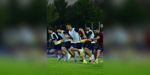 Η ομάδα ποδοσφαίρου του Ιράν προπονείται ενόψει του Μουντιάλ 2026