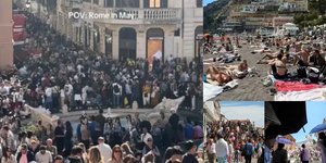 Εκατομμύρια τουρίστες «πνίγουν» Ιταλία και Ισπανία το φετινό καλοκαίρι 