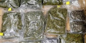 Η κάνναβη ήταν μοιρασμένη σε 14 πακέτα 