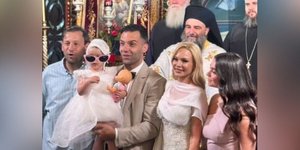 Γιώργος Τζαβέλλας και Βίκυ Κάβουρα παντρεύτηκαν και βάφτισαν την κόρη τους