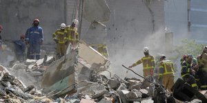 Ρωσικοί βομβαρδισμοί στο Κίεβο 