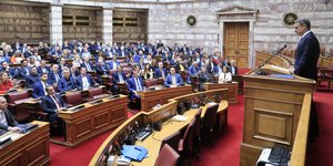 Η συνεδρίαση της ΚΟ της ΝΔ στη Βουλή