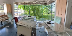 Εκτεταμένες ζημιές στο ΚΤΕΟ Αγρινίου