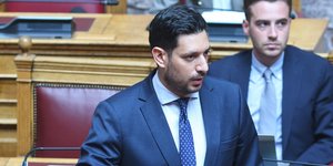 Ο Κωνσταντίνος Κυρανάκης στη Βουλή