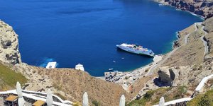Θέα από την Καλντέρα στη Σαντορίνη / Φωτογραφία: Λητώ Μησιακούλη
