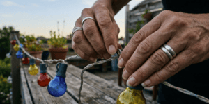 Για πολλές σεζόν, ένας συγκεκριμένος τύπος φωτισμού κυριαρχούσε σε μπαλκόνια και κήπους, χαρίζοντας μια χαλαρή, γιορτινή ατμόσφαιρα. Όχι πια / UNSPLASH