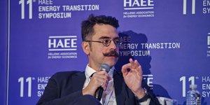 Ο Αντιπρόεδρος του ΑΔΜΗΕ κ. Ιωάννης Μάργαρης, μιλώντας στο 11ο Energy Transition Symposium της HAEE.