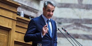 Ο πρωθυπουργός και πρόεδρος της ΝΔ Κυριάκος Μητσοτάκης