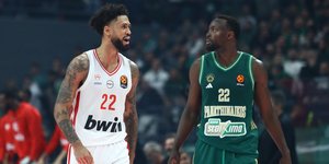 Ντόρσει και Γκραντ στο παιχνίδι της Regular Season της Euroleague στην Αθήνα