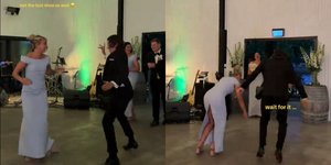 Το viral ατύχημα μιας παράνυμφου - Σκίστηκε το φόρεμά της 