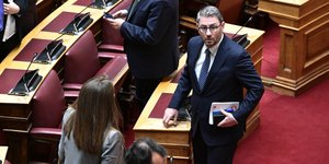 Ο Νίκος Ανδρουλάκης στην Ολομέλεια της Βουλής
