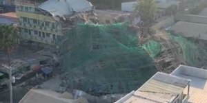 Κατάρρευση εργοταξίου στις Φιλιππίνες