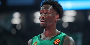 O Χέιζ Ντέιβις στο πρόσφατο εκτός έδρας ματς του Παναθηναϊκού AKTOR με αντίπαλο τη Βαλένθια