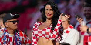 Η Ιβάνα Κνολ είναι φανατική υποστηρίκτρια της εθνικής Κροατίας, όπως έδειξε και στο Euro 2024