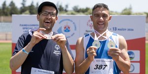 Αθλητές Στίβου, απονομή μεταλλίων