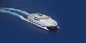 Πλοίο της Seajets ταξιδεύει