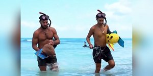 Ο Μάνος Μαλλιαρός και ο Σταύρος Φλώρος στο Survivor