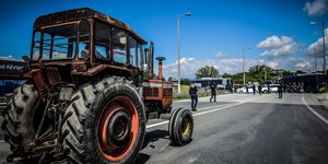 Τρακτέρ στον Προμαχώνα