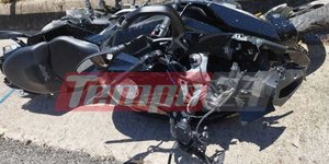 Τροχαίο δυστύχημα στη Πάτρα με μηχανή