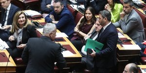 Μάκης Βορίδης, Νίκος Ανδρουλάκης στη Βουλή