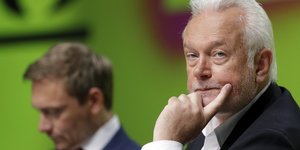 Ο νέος αρχηγός των Ελεύθερων Δημοκρατών (FDP), Βόλφγκανγκ Κουμπίκι