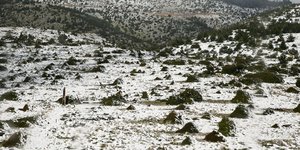 Χιόνια στην Πάρνηθα τον Μάιο