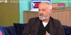 Ο τραγουδιστής Χρήστος Θηβαίος 