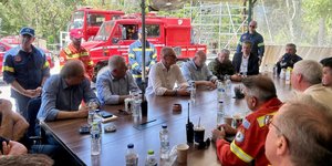 O υπουργός Πολιτικής Προστασίας Ευ. Τουρνάς