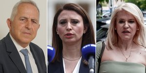 Ευάγγελος Αποστολάκης, Νίνα Κασιμάτη, Θεοδώρα Τζάκρη
