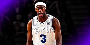 O Ντιμπάντζα με την φανέλα των BYU 