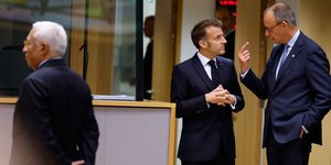 Αντόνιο Κόστα, Εμανουέλ Μακρόν και Φρίντριχ Μερτς