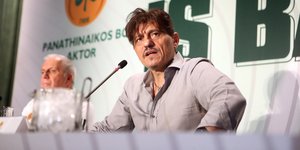 Ο Δημήτρης Γιαννακόπουλος στην παρουσίαση του Ομπράντοβιτς