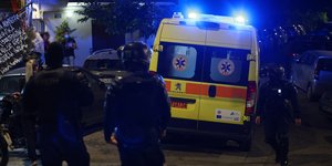 Εικόνα από το σημείο όπου βρέθηκε νεκρός ο άνδρας στα Εξάρχεια 
