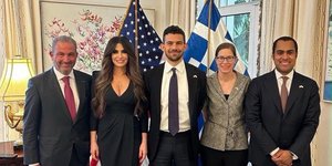 Ο Αλέξανδρος Εξάρχου και η Κίμπερλι Γκίλφοϊλ