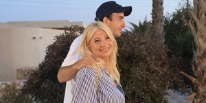 Η Φαίη Σκορδά με τον Αλέξανδρο Αθανασιάδη