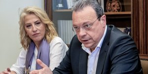 Σωκράτης Φάμελλος και Ρένα Δούρου 