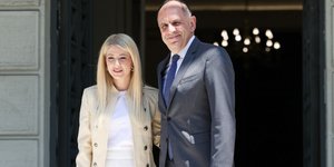 Συνάντηση Γεραπετρίτη με την πρόεδρο Βουλής της Κύπρου Αννίτα Δημητρίου