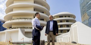 Ο Κωστής Χατζηδάκης επιθεώρησε τα έργα στο Ελληνικό