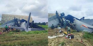 Το μεταγωγικό αεροσκάφος συνετρίβη κατά την προσγείωση σε αεροπορική βάση στο κρατίδιο Άσαμ της Ινδίας 