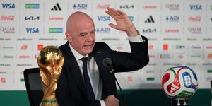Ο πρόεδρος της FIFA, Τζιάνι Ινφαντίνο