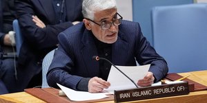 O πρεσβευτής τoυ Ιράν στον ΟΗΕ, Αμίρ Σαΐντ Ιραβανί