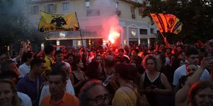 Χιλιάδες κόσμος στην ΑΕΚ στην Καλαμάτα για το τρόπαιο της Super League