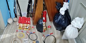 Τα εκρηκτικά στην Κάλυμνο