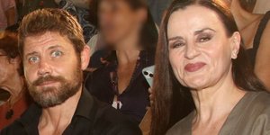 Καρυοφυλλιά Καραμπέτη και Κρις Ραντάνοφ σε μια από τις σπάνιες κοινές εμφανίσεις τους