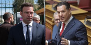 Στέφανος Κασσελάκης και Άδωνις Γεωργιάδης